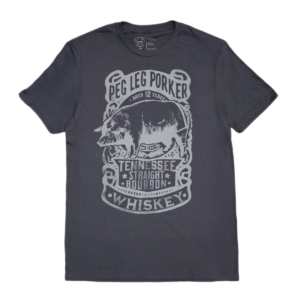 Spirits 12 Year Old Bourbon Whiskey Tee - Charcoal