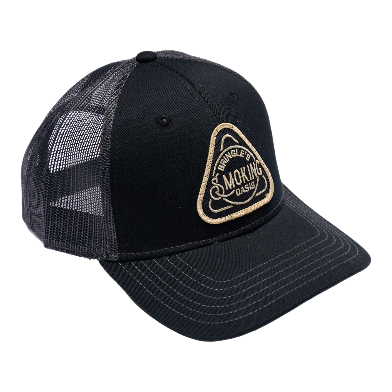 Bringle's Smoking Oasis Trucker Cap w/ Patch - Image 3