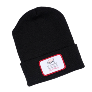 Beanie w/Bourbon Patch - Black